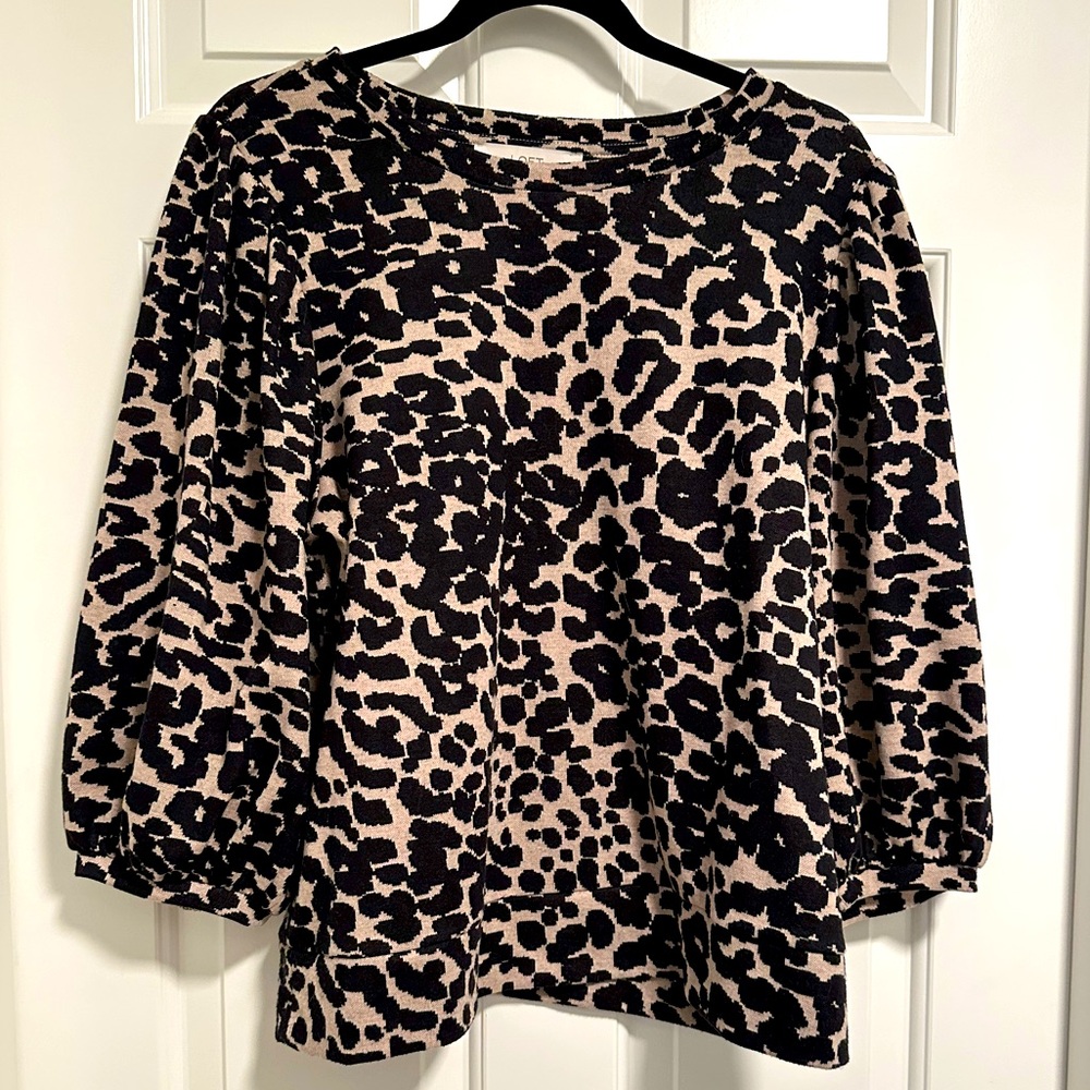Loft Leopard Print Top